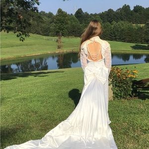 Beautiful wedding gown